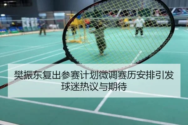 樊振东复出参赛计划微调赛历安排引发球迷热议与期待